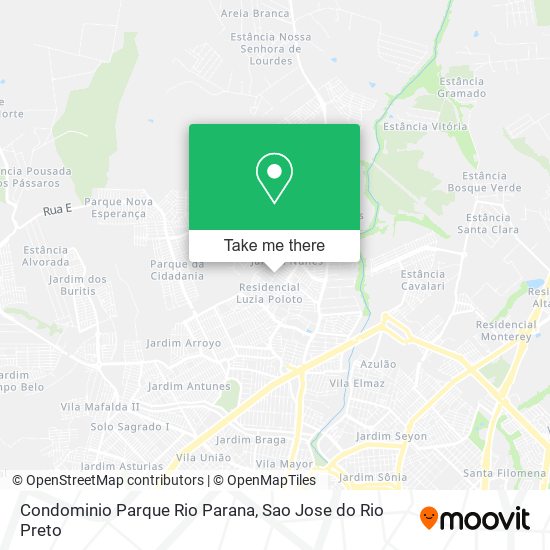 Condominio Parque Rio Parana map