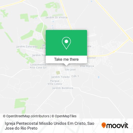 Igreja Pentecostal Missão Unidos Em Cristo map