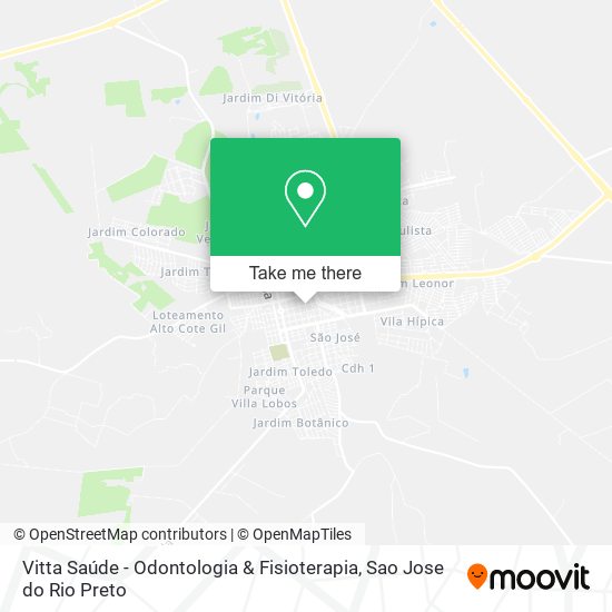 Vitta Saúde - Odontologia & Fisioterapia map