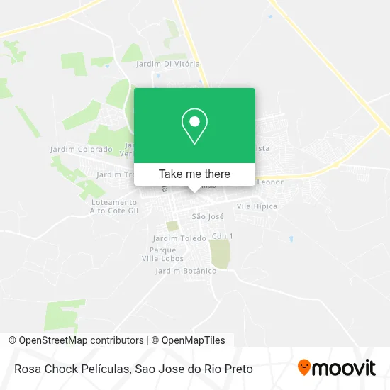 Rosa Chock Películas map