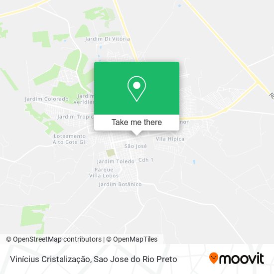 Vinícius Cristalização map