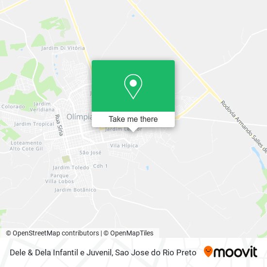 Dele & Dela Infantil e Juvenil map