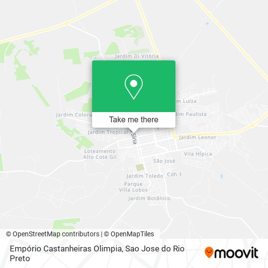 Empório Castanheiras Olimpia map