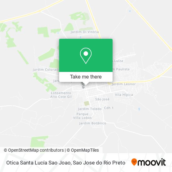 Otica Santa Lucía Sao Joao map