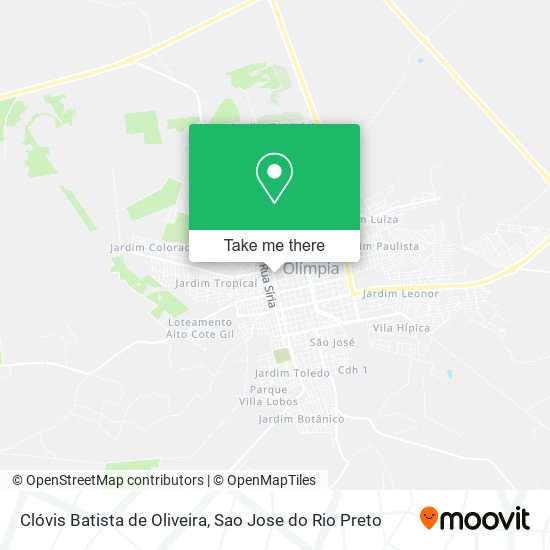 Clóvis Batista de Oliveira map