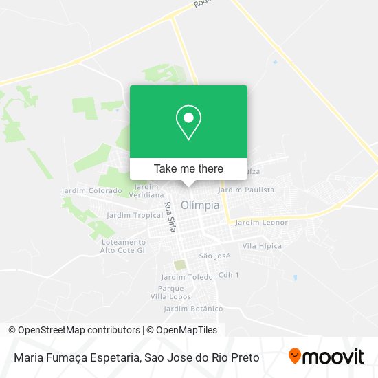 Maria Fumaça Espetaria map