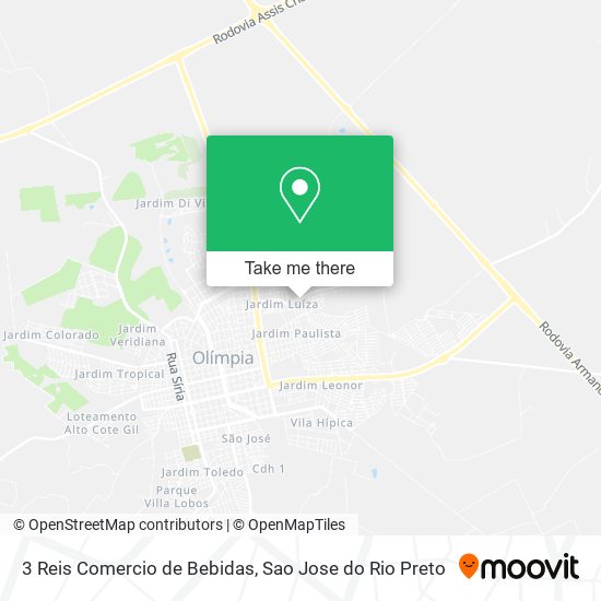 3 Reis Comercio de Bebidas map