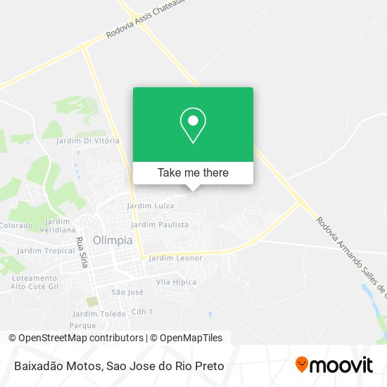 Baixadão Motos map