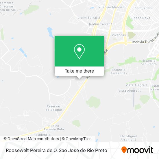 Roosewelt Pereira de O map