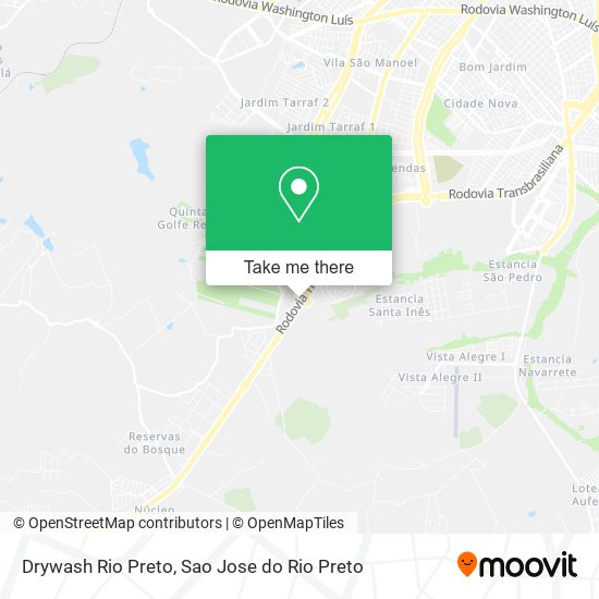 Drywash Rio Preto map