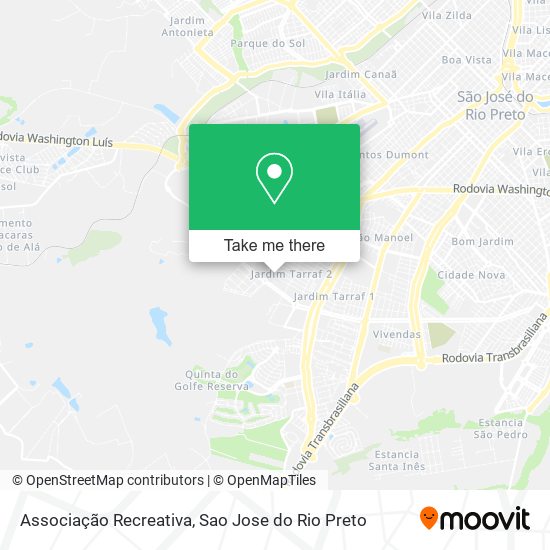 Associação Recreativa map