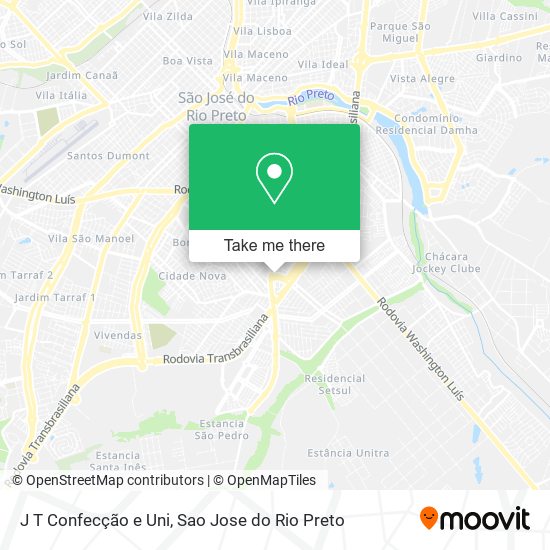J T Confecção e Uni map