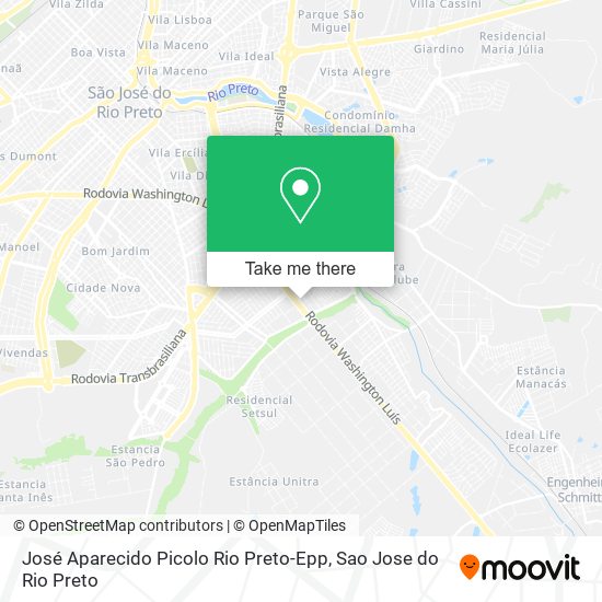José Aparecido Picolo Rio Preto-Epp map