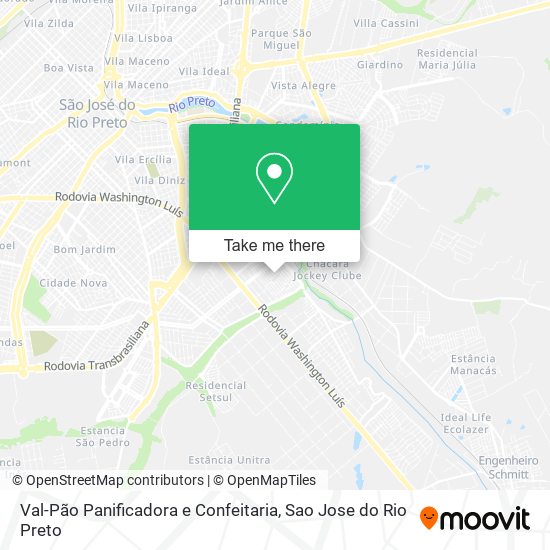 Val-Pão Panificadora e Confeitaria map