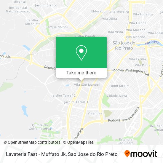Lavateria Fast - Muffato Jk map