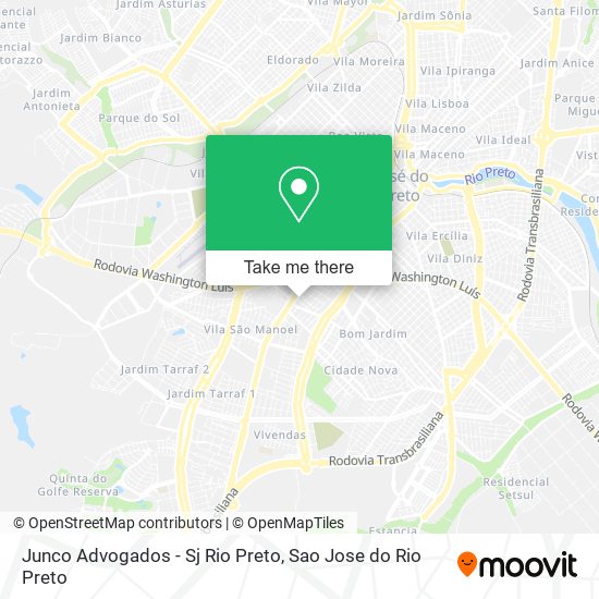 Junco Advogados - Sj Rio Preto map