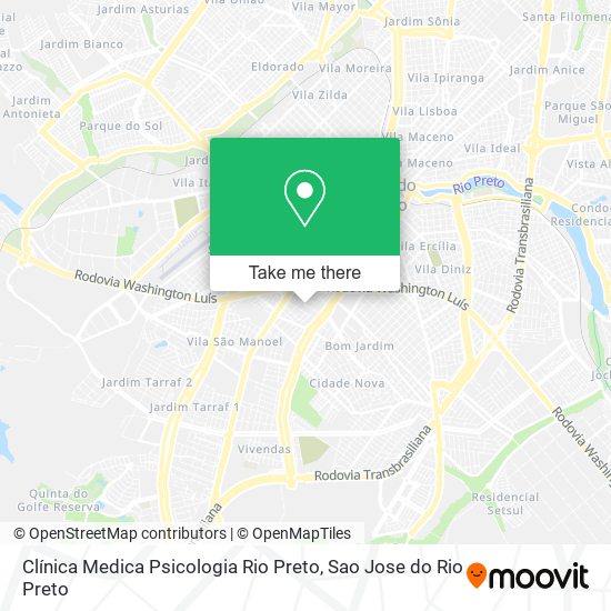 Clínica Medica Psicologia Rio Preto map