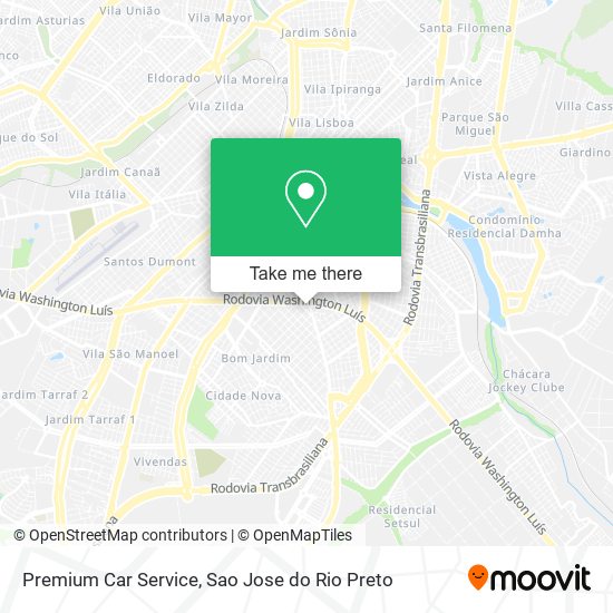 Premium Car Service map