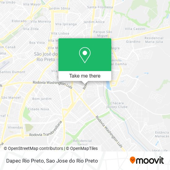 Dapec Rio Preto map