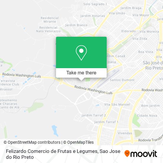 Felizardo Comercio de Frutas e Legumes map