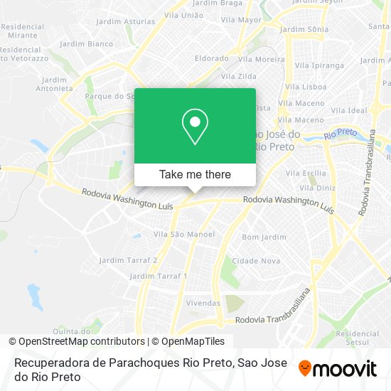 Recuperadora de Parachoques Rio Preto map