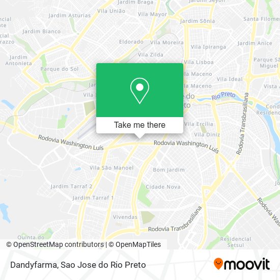 Dandyfarma map