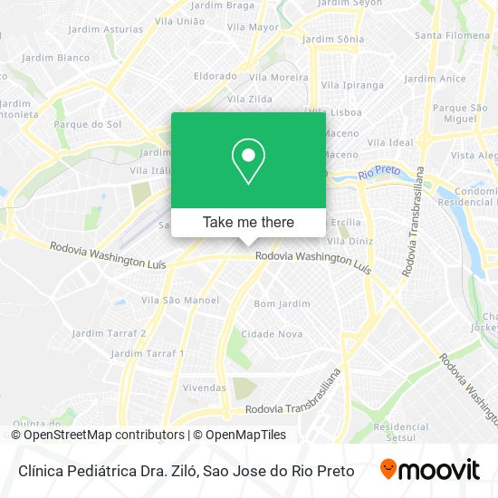 Clínica Pediátrica Dra. Ziló map