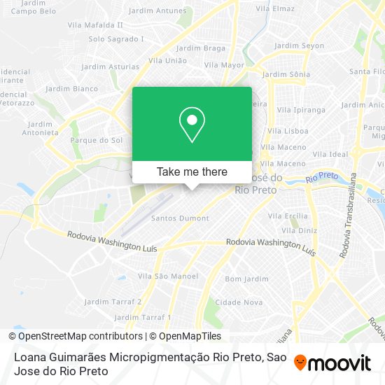 Loana Guimarães Micropigmentação Rio Preto map