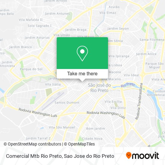Comercial Mtb Rio Preto map