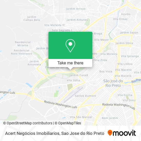 Acert Negócios Imobiliarios map