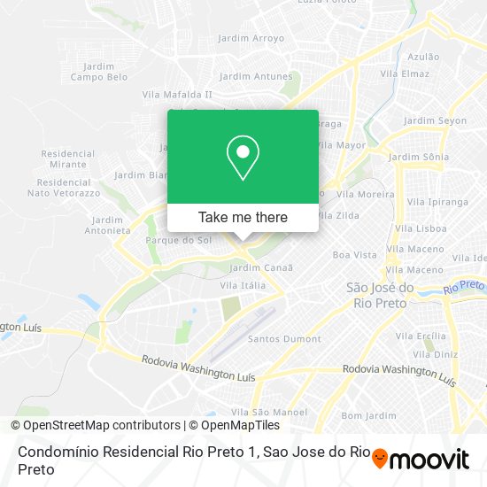 Condomínio Residencial Rio Preto 1 map