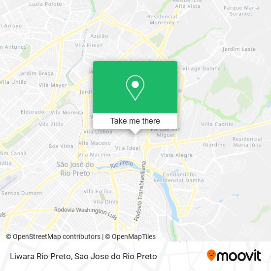 Liwara Rio Preto map