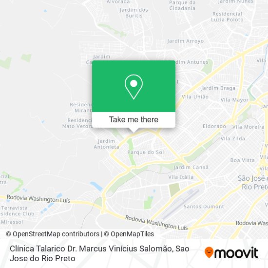 Clínica Talarico Dr. Marcus Vinícius Salomão map