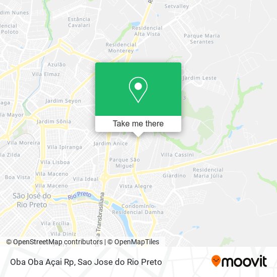 Oba Oba Açai Rp map