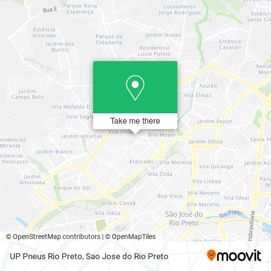 UP Pneus Rio Preto map
