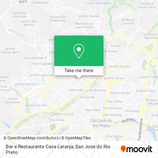 Bar e Restaurante Casa Laranja map