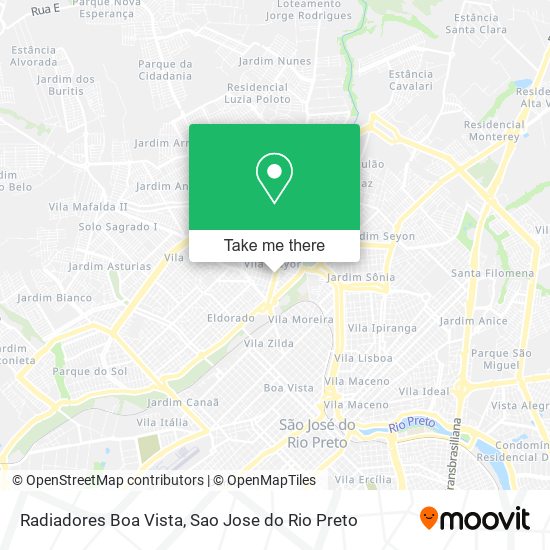 Radiadores Boa Vista map