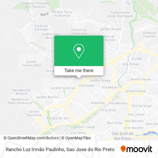 Rancho Luz Irmão Paulinho map