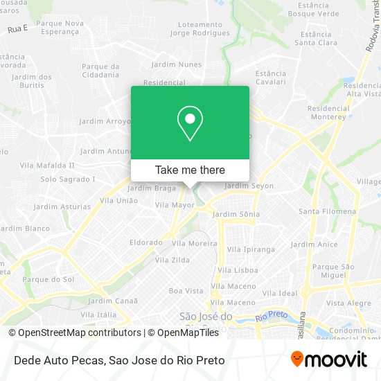 Dede Auto Pecas map