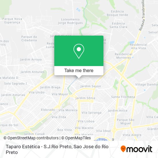 Taparo Estética - S.J.Rio Preto map