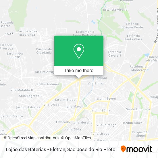 Lojão das Baterias - Eletran map