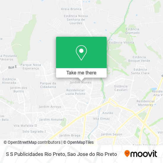 S S Publicidades Rio Preto map