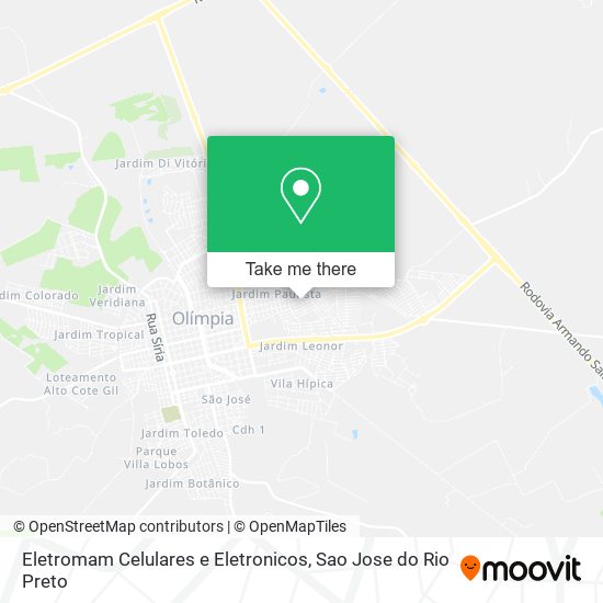 Eletromam Celulares e Eletronicos map