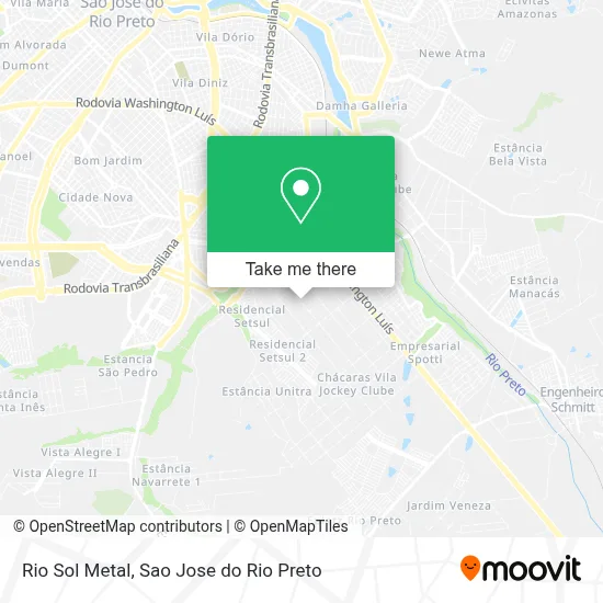 Rio Sol Metal map
