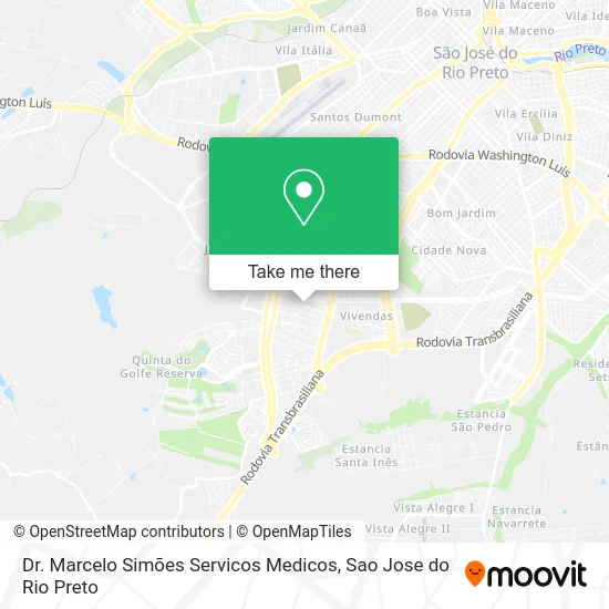 Mapa Dr. Marcelo Simões Servicos Medicos