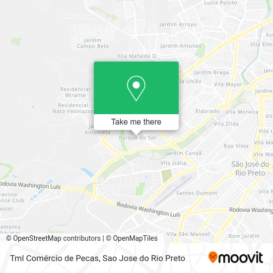 Tml Comércio de Pecas map