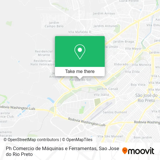 Ph Comercio de Máquinas e Ferramentas map