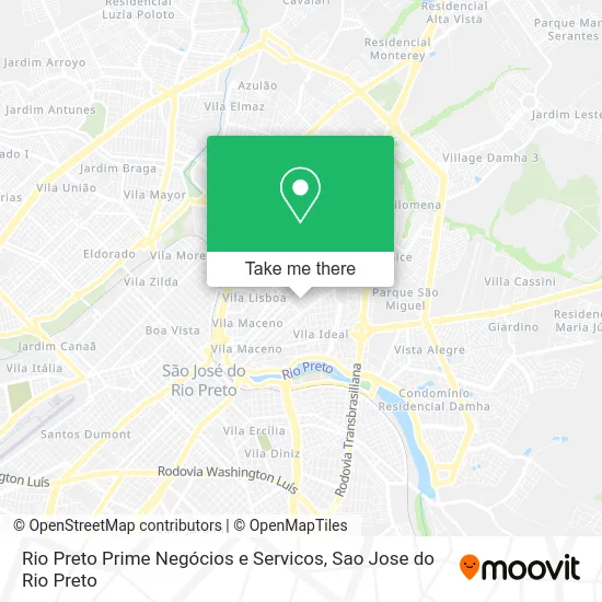 Rio Preto Prime Negócios e Servicos map