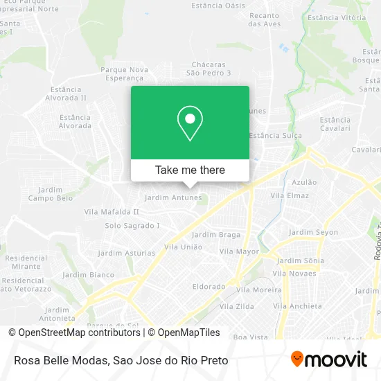 Rosa Belle Modas map