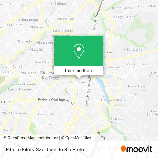 Ribeiro Films map